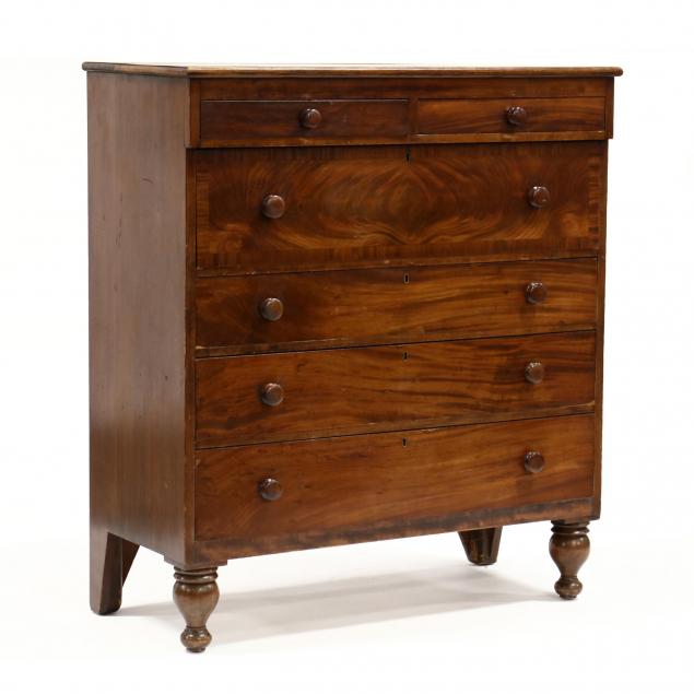 american-sheraton-mahogany-bonnet-chest