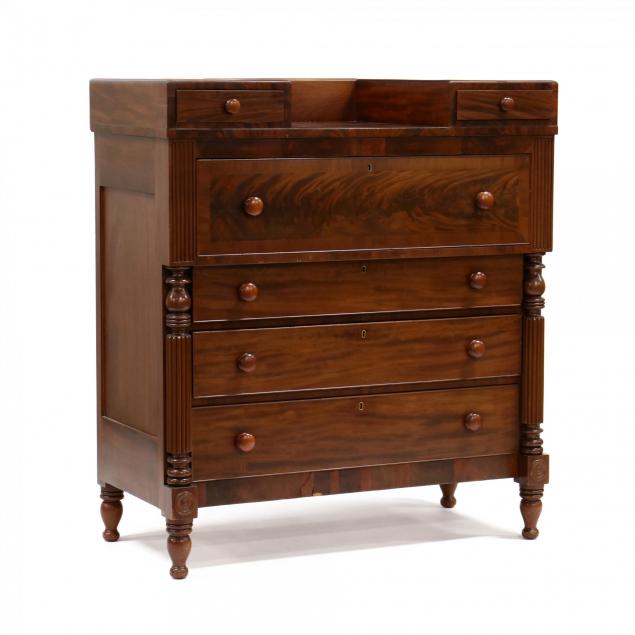 virginia-late-federal-mahogany-carved-chest-of-drawers