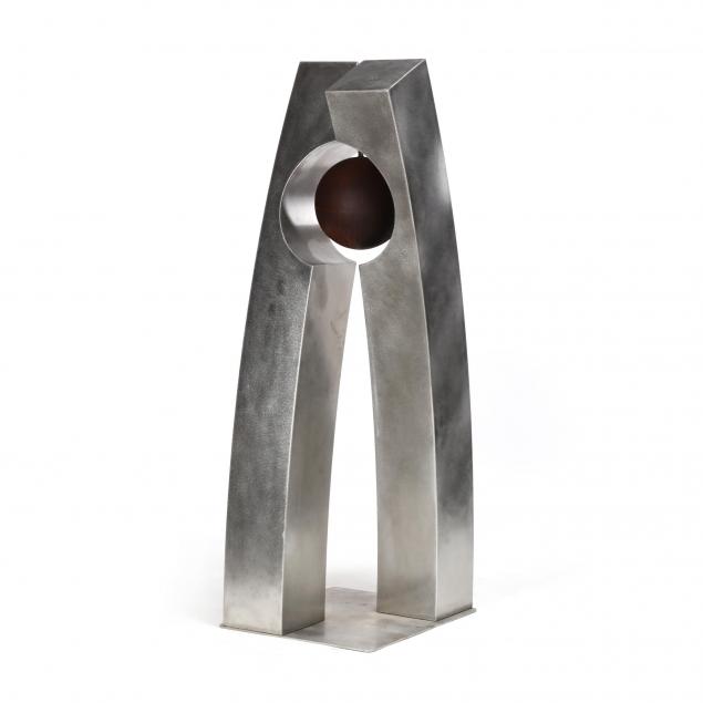 dale-rogers-ma-i-trapped-ball-i-steel-sculpture