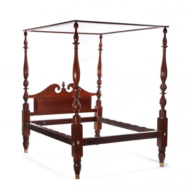 southern-antebellum-tall-post-mahogany-tester-bed