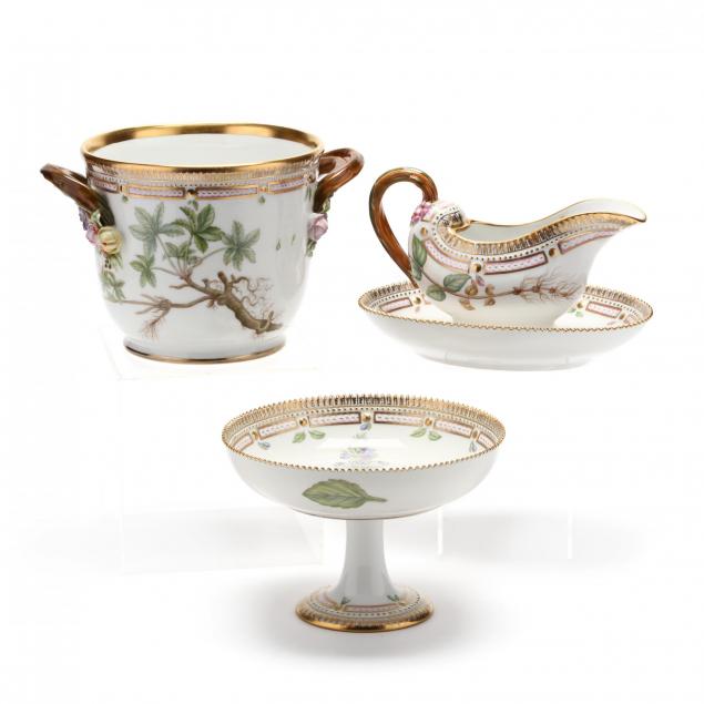 three-royal-copenhagen-flora-danica-porcelain-table-accessories