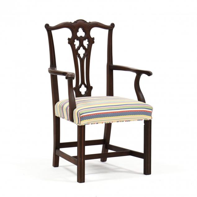 american-chippendale-style-carved-mahogany-armchair