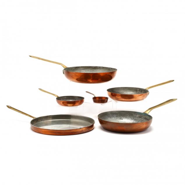 six-copper-pans