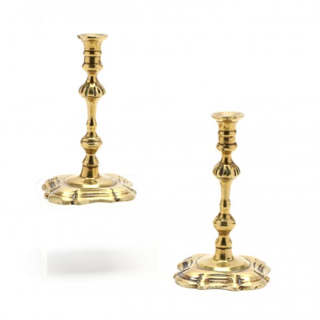 pair-of-early-brass-petal-base-diminutive-taper-candlesticks