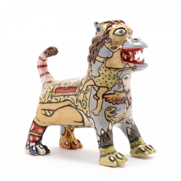 nc-folk-pottery-stacy-lambert-foo-lion