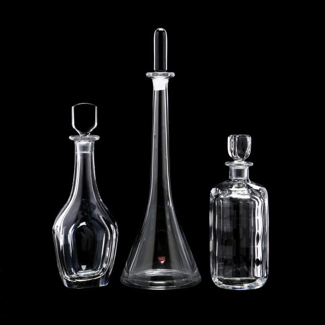 orrefors-three-modernist-crystal-decanters