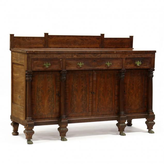 american-classical-full-bodied-mahogany-sideboard