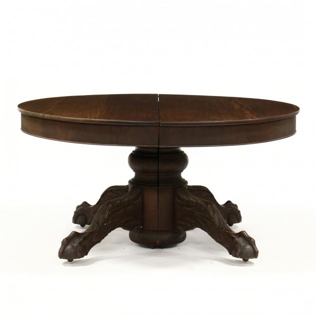 american-late-classical-carved-mahogany-dining-table-with-four-leaves