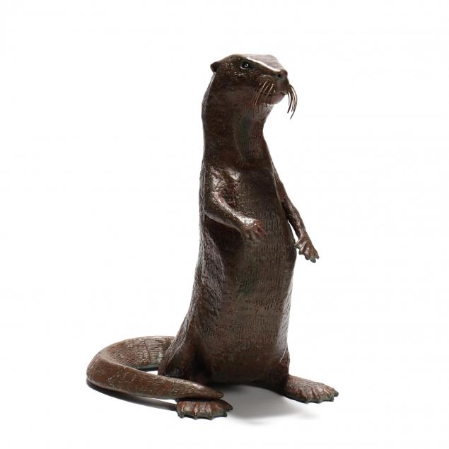 dumay-gorham-iii-nc-sculpture-of-a-standing-otter