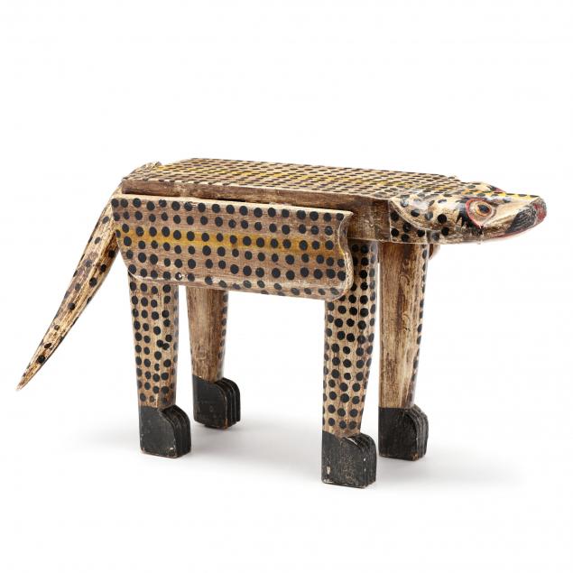 folk-art-carved-and-painted-leopard-drop-leaf-low-table