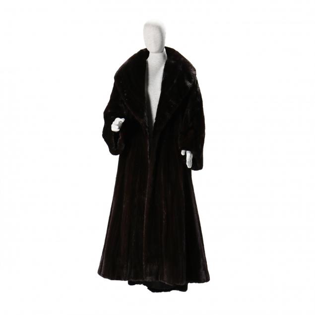 a-ladies-floor-length-mahogany-mink-coat-donna-karan-label