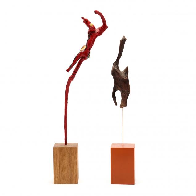 two-root-sculptures