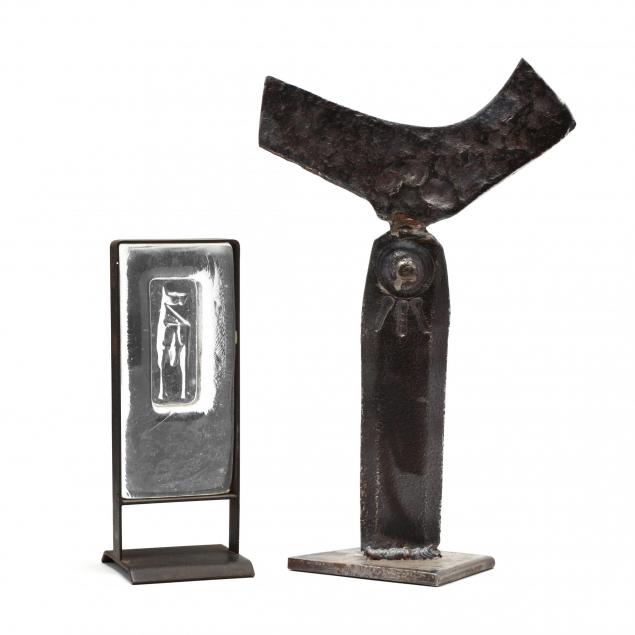 two-diminutive-steel-sculptures