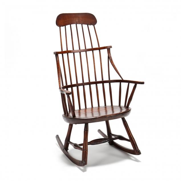 antique-american-windsor-rocking-chair