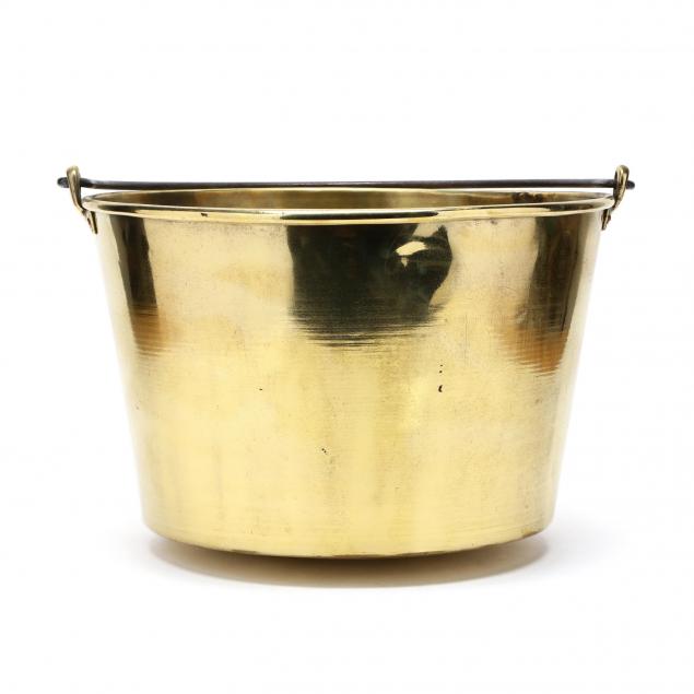 large-antique-brass-jelly-bucket