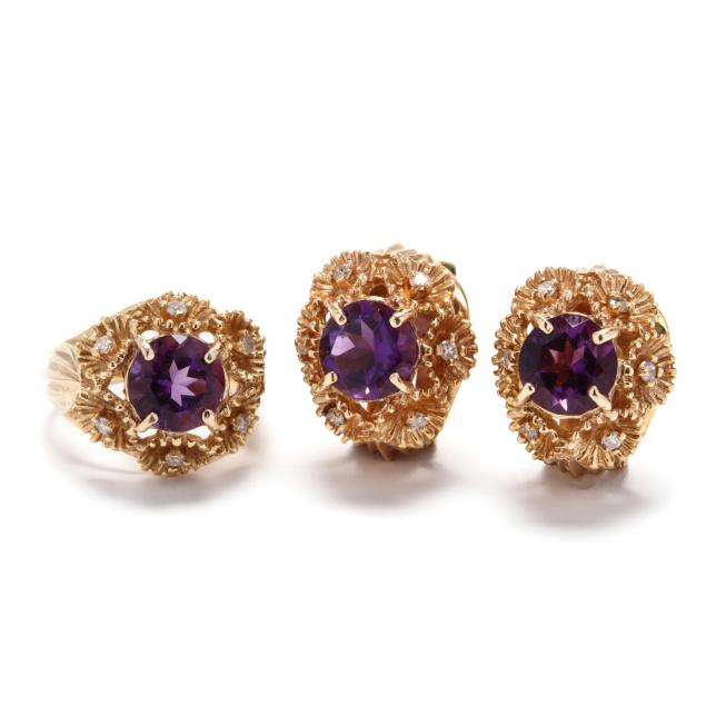 14kt-gold-synthetic-purple-sapphire-and-diamond-suite