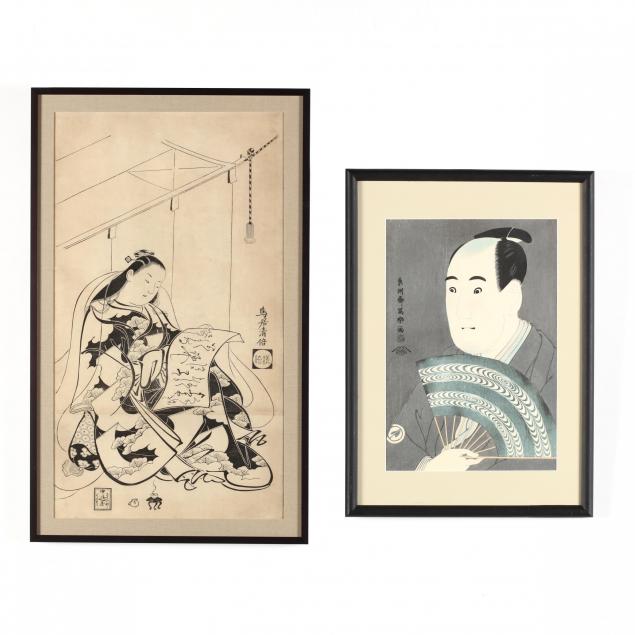 japanese-woodblock-prints-by-kiyomasu-torii-and-toshusai-sharaku