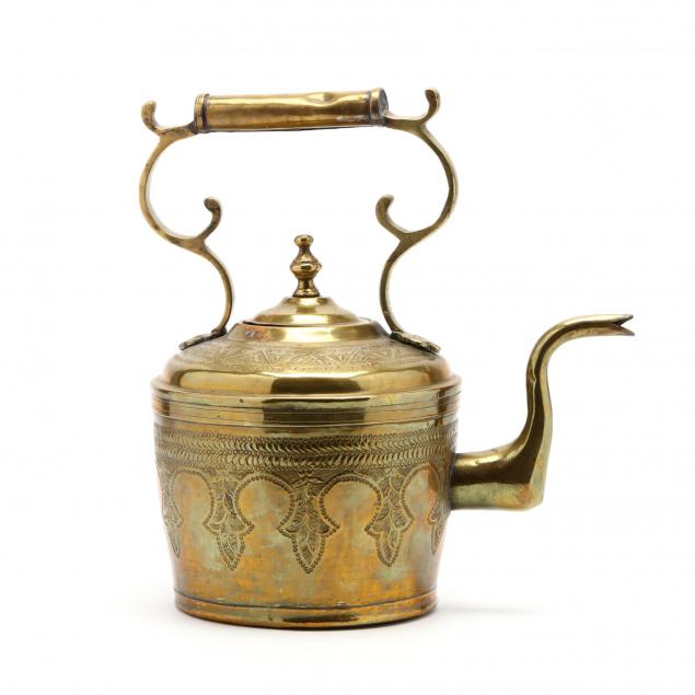 antique-repousse-brass-tea-kettle