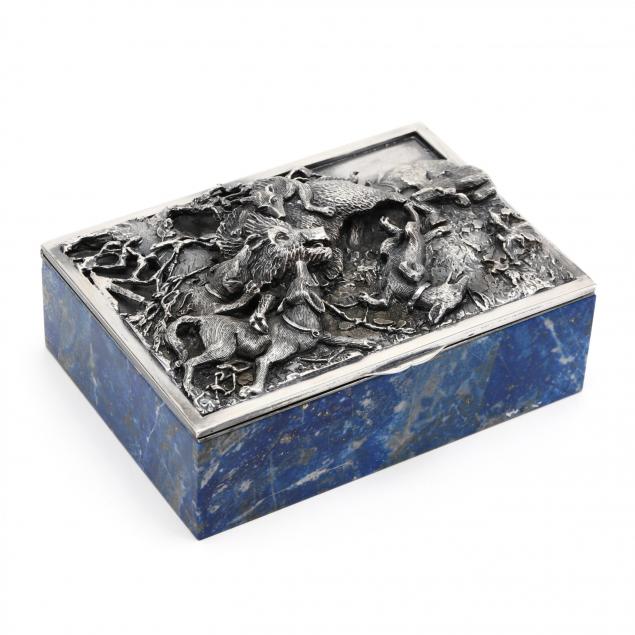 an-exceptional-silver-hardstone-table-box-dunhill