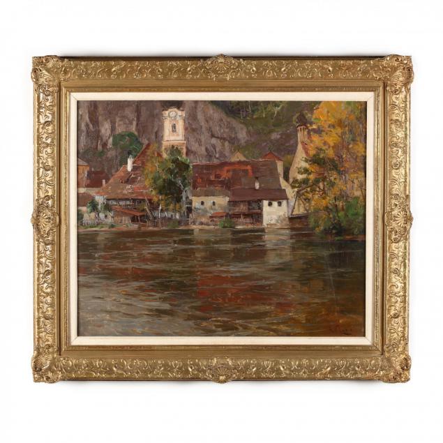 robert-franz-curry-1872-1945-lakeside-village-with-onion-domed-church