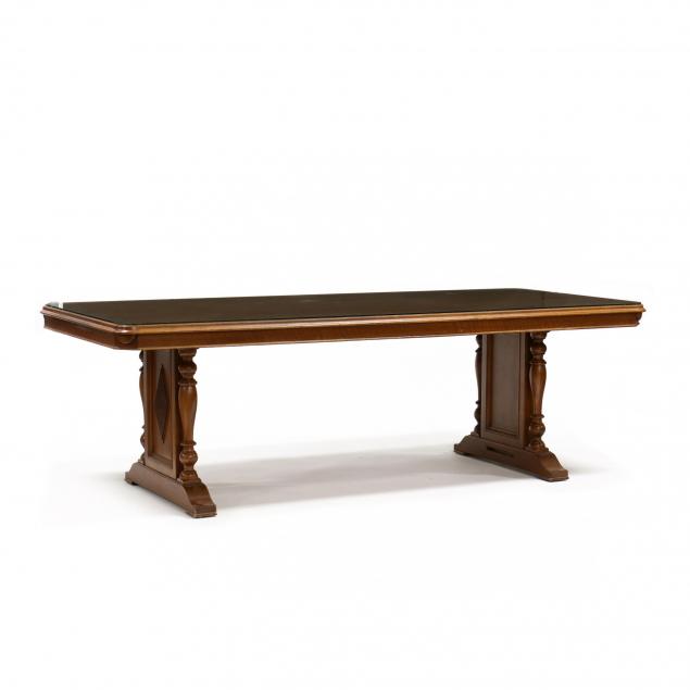 continental-style-carved-walnut-conference-table