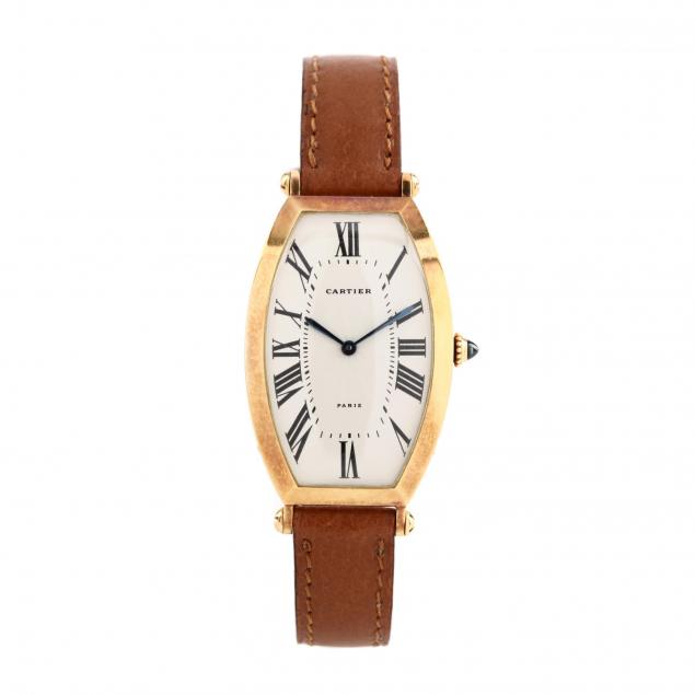 18kt-gold-tonneau-watch-cartier