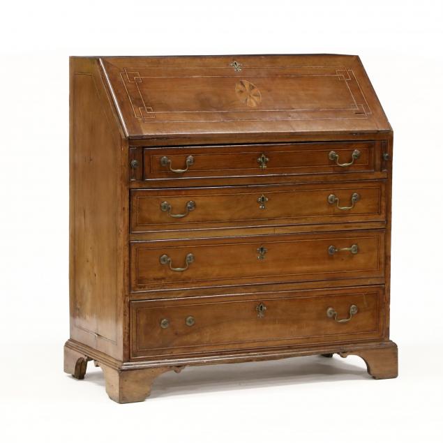 antique-continental-inlaid-mahogany-slant-front-desk