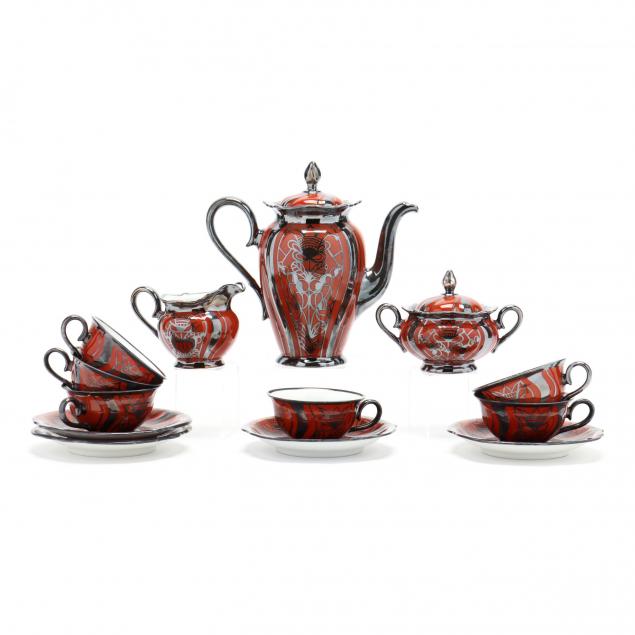 rosenthal-silver-overlay-porcelain-demitasse-set