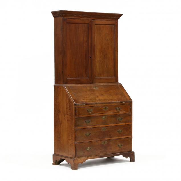 diminutive-pennsylvania-chippendale-walnut-secretary-bookcase