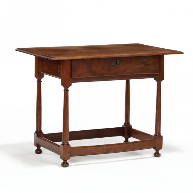 pennsylvania-william-and-mary-walnut-stretcher-base-tavern-table