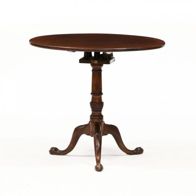 new-england-chippendale-mahogany-tilt-top-tea-table