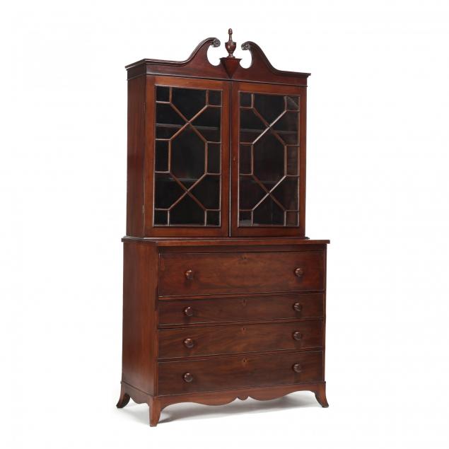 federal-mahogany-secretary-bookcase