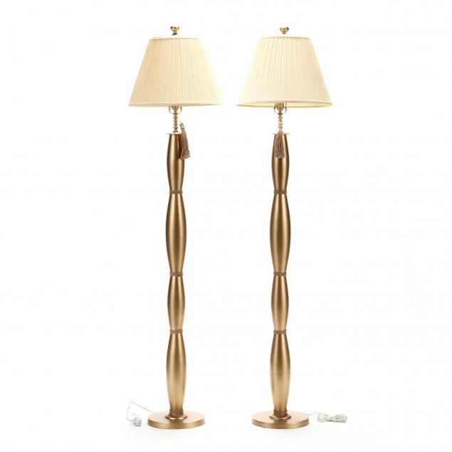pair-of-designer-gilt-metal-floor-lamps