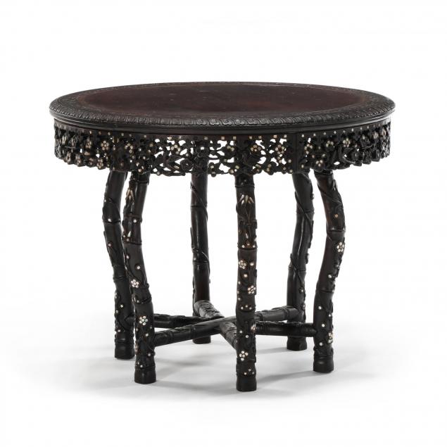 chinese-carved-and-inlaid-ironwood-center-table
