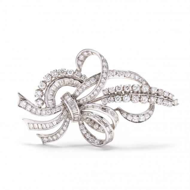 platinum-and-diamond-brooch