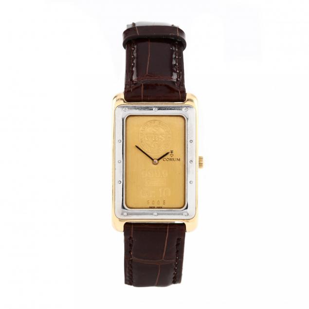 gent-s-large-gold-swiss-10-gram-ingot-watch-corum