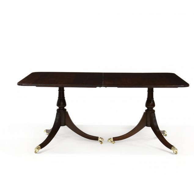 georgian-style-double-pedestal-mahogany-dining-table