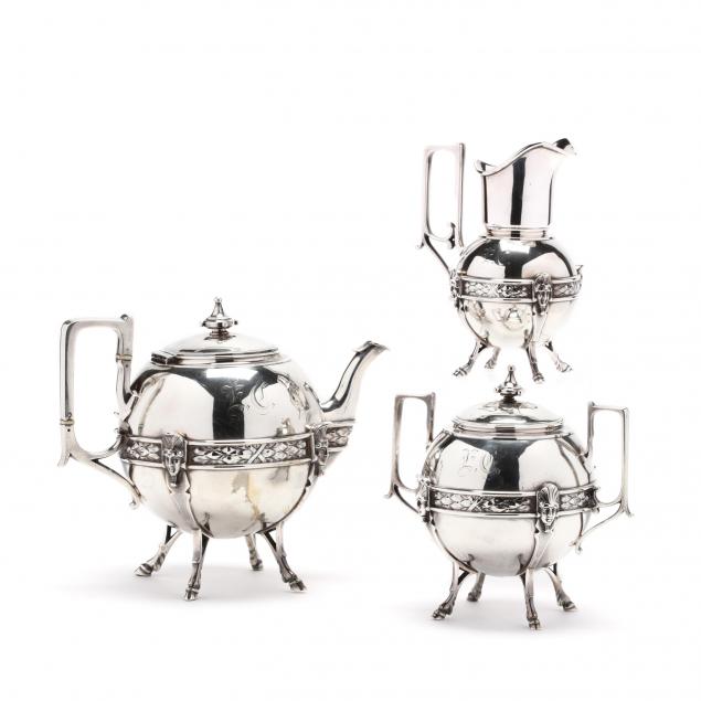 grecian-revival-sterling-silver-tea-set-william-gale-jr