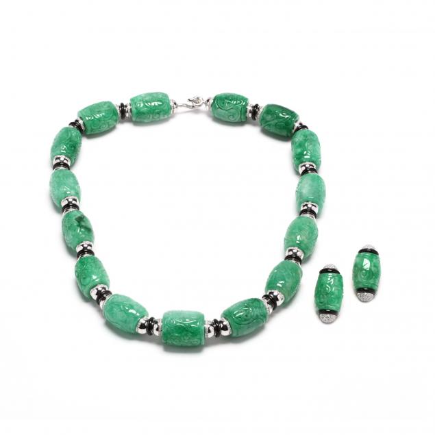 18kt-gold-jadeite-diamond-and-enamel-suite-henri-j-sillam