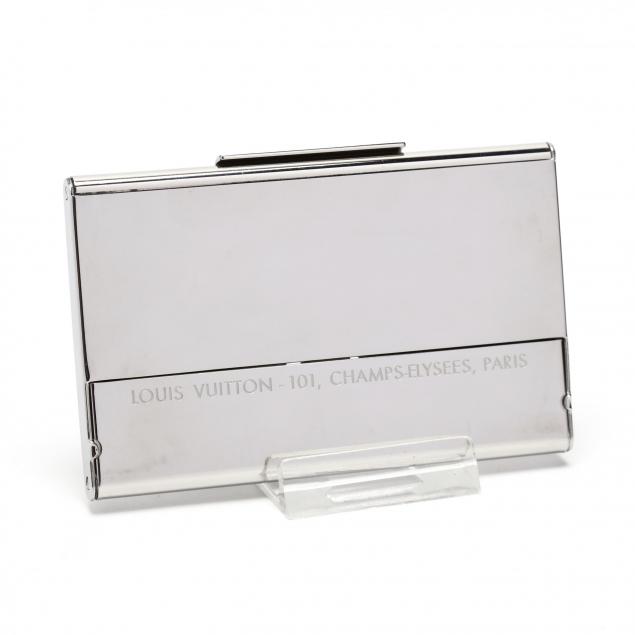 A Louis Vuitton Metal Champs-Élysées Card Case (Lot 186 - Upcoming: Winter Gallery Auction ...