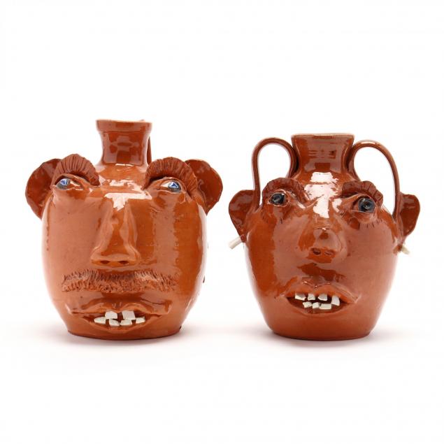 nc-folk-pottery-a-pair-of-face-jugs-owens-pottery