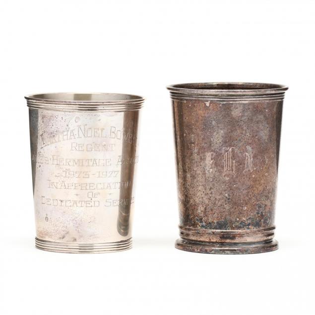 two-silver-mint-julep-trophy-cups