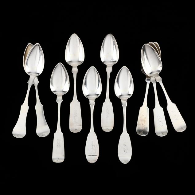 an-assembled-set-of-ten-american-coin-silver-sterling-silver-tablespoons