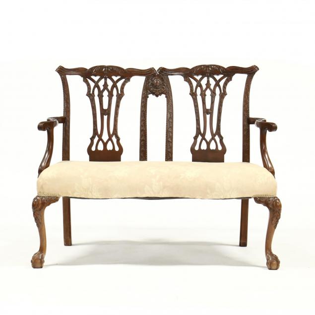 english-chippendale-style-mahogany-settee