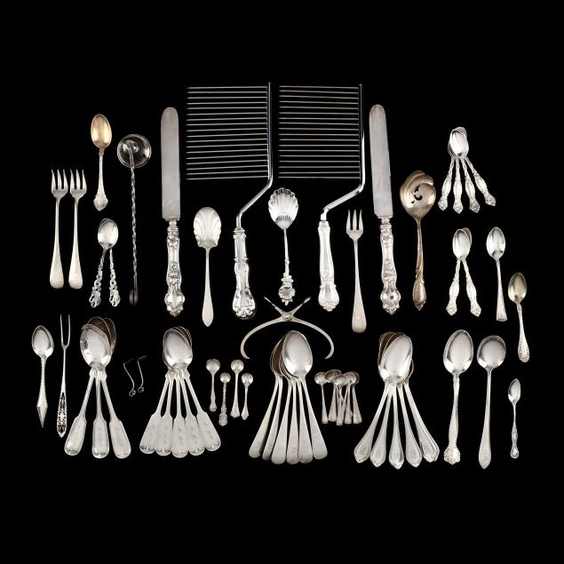 collection-of-sterling-silver-flatware
