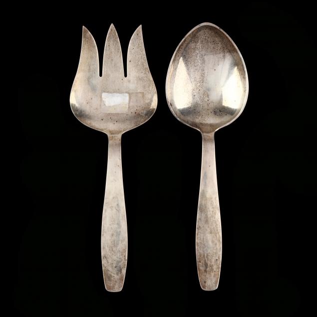 an-allan-adler-sterling-silver-two-piece-serving-set