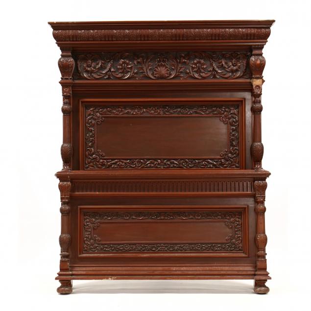att-r-j-horner-co-carved-mahogany-full-size-bed