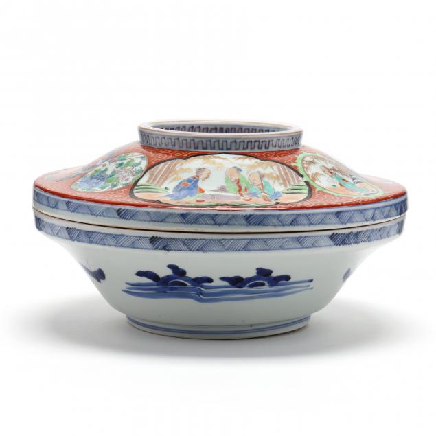 a-large-japanese-imari-covered-bowl