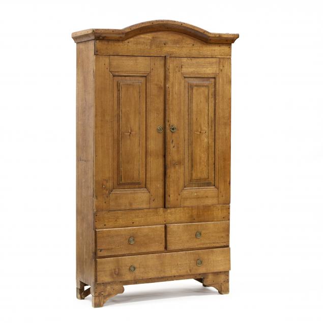 antique-continental-inlaid-oak-wardrobe