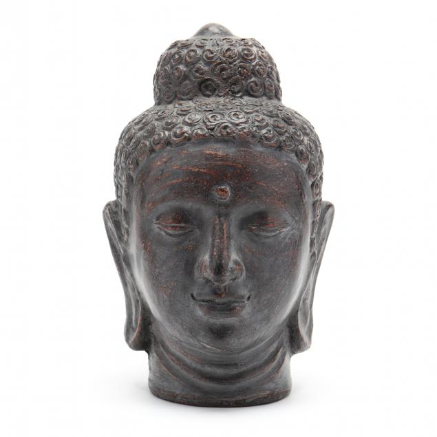 a-large-buddha-head